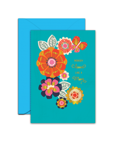 Greeting Card - GC2916-HAL063 - NOBODY LOVES LIKE A MOM